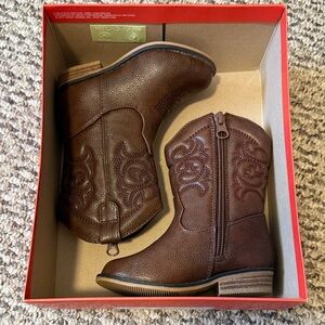 Brown Western Style Boots toddler size 7